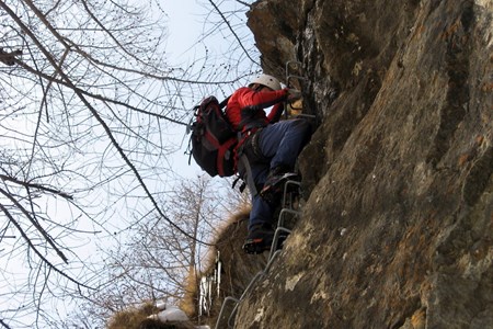 Via ferrata Bethaz Bovard - Valgrisenche