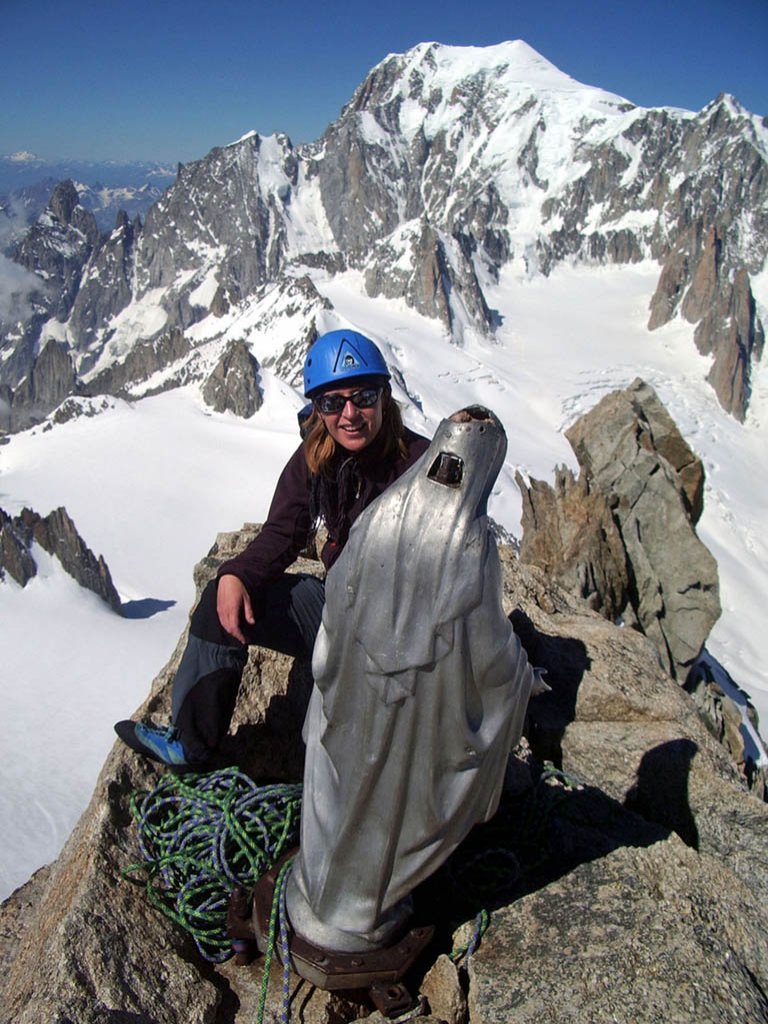 In vetta al Dente del Gigante - Courmayeur