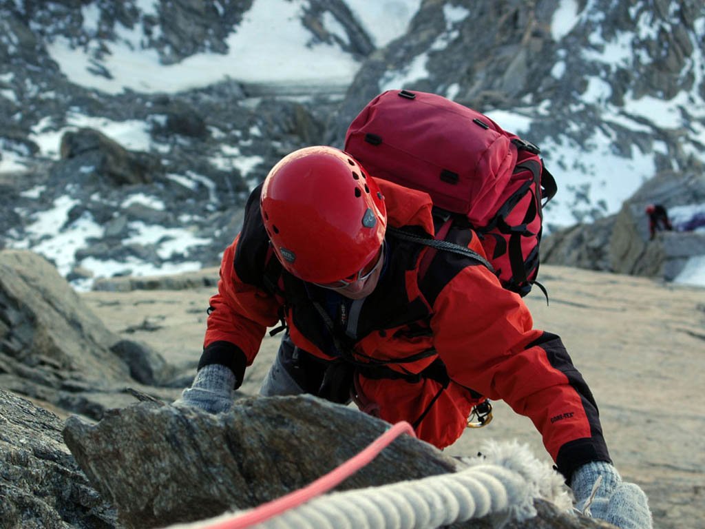 Salendo al Dente del Gigante - Courmayeur