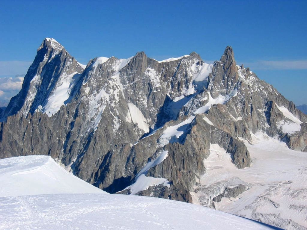 Le Grandes Jorasses da ovest - Courmayeur