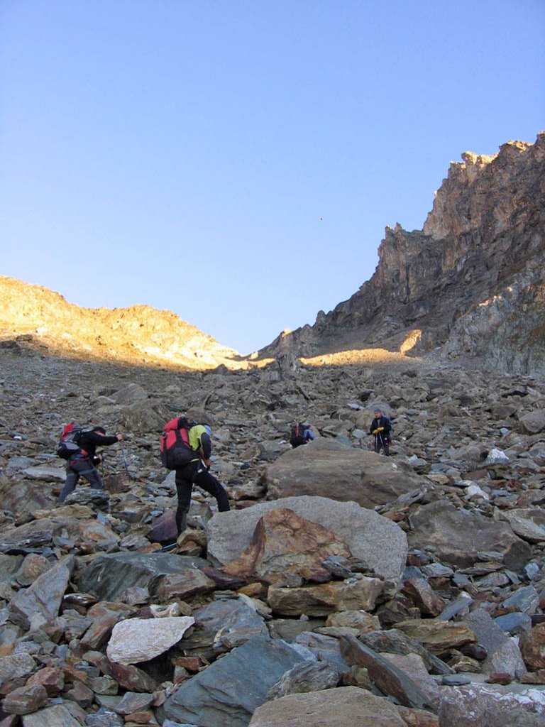 Salendo al Col Valsorey - Ollomont