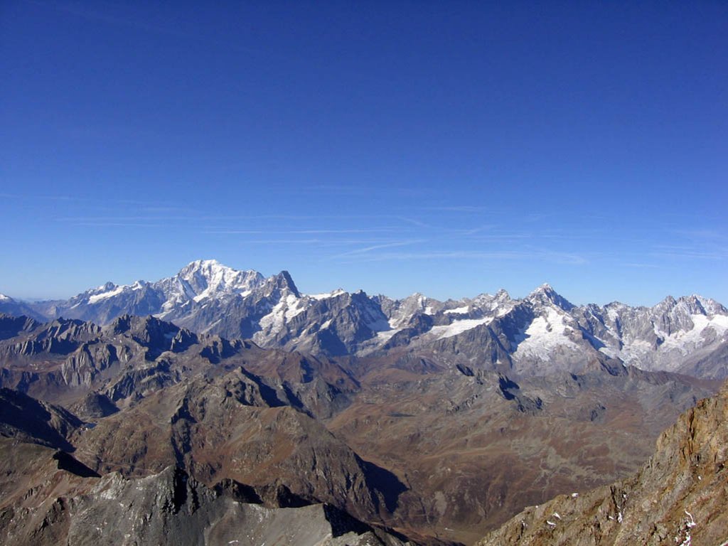 Panorama dalla vetta del Mont Velan - Ollomont