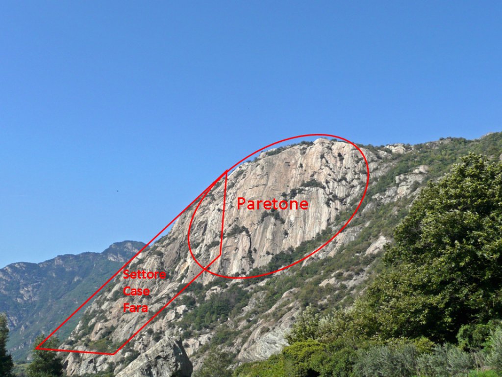 Palestra di arrampicata Paretone - Arnad