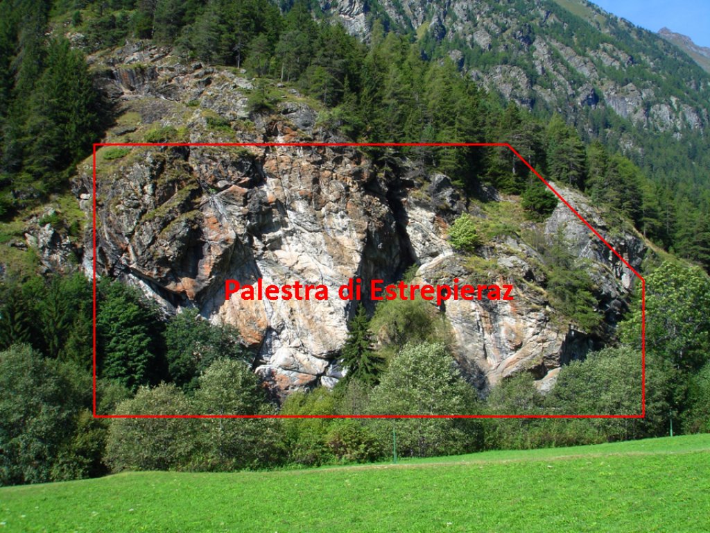 Palestra di arrampicata di Extrepieraz - Brusson