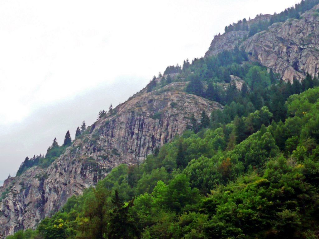 La falaise vue du parking