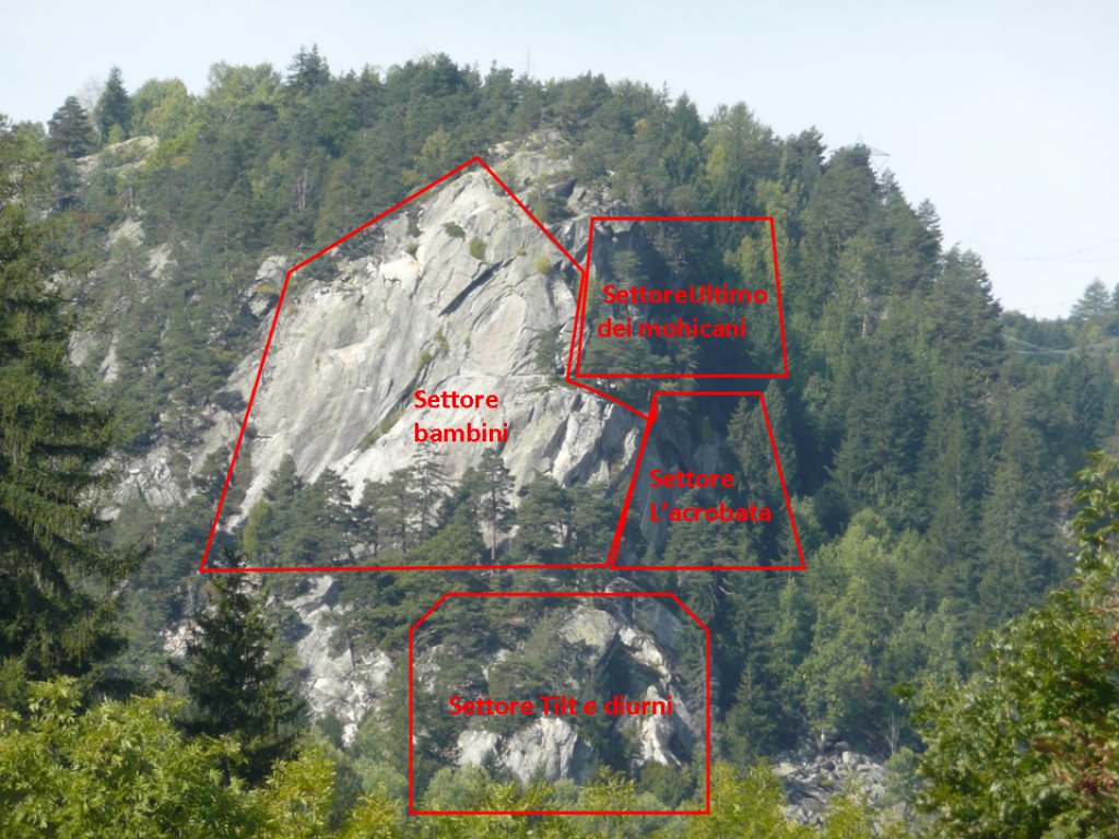 Zona de escalada