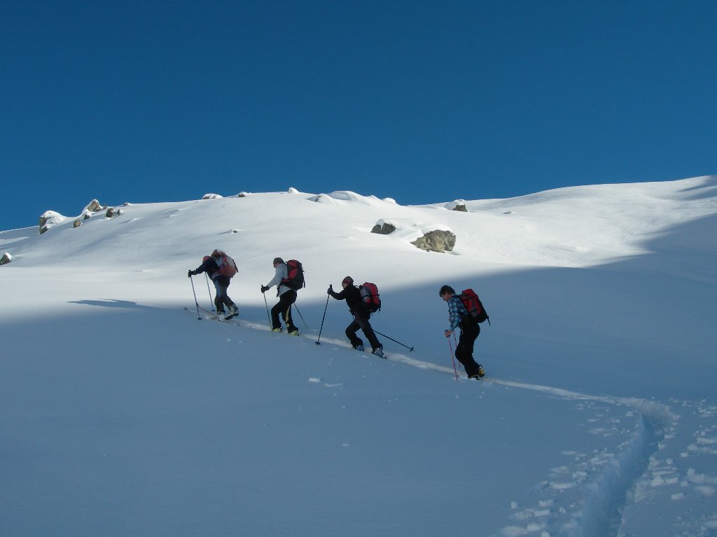 Último tramo hacia la cima