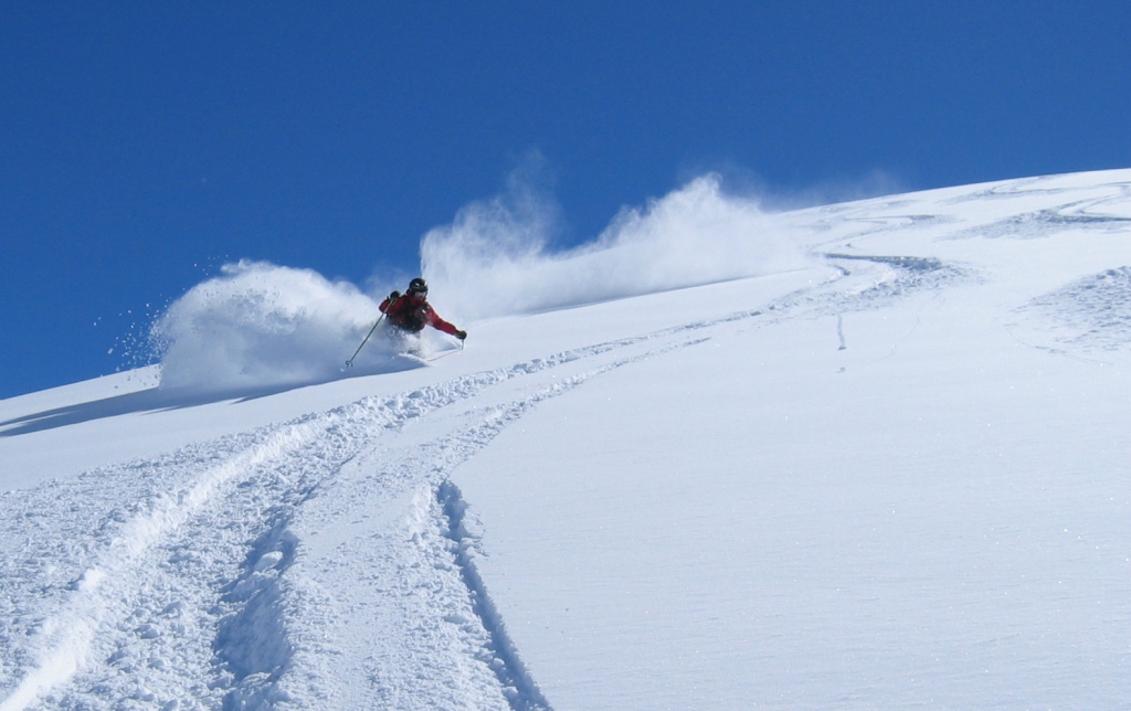 Descente du sommet