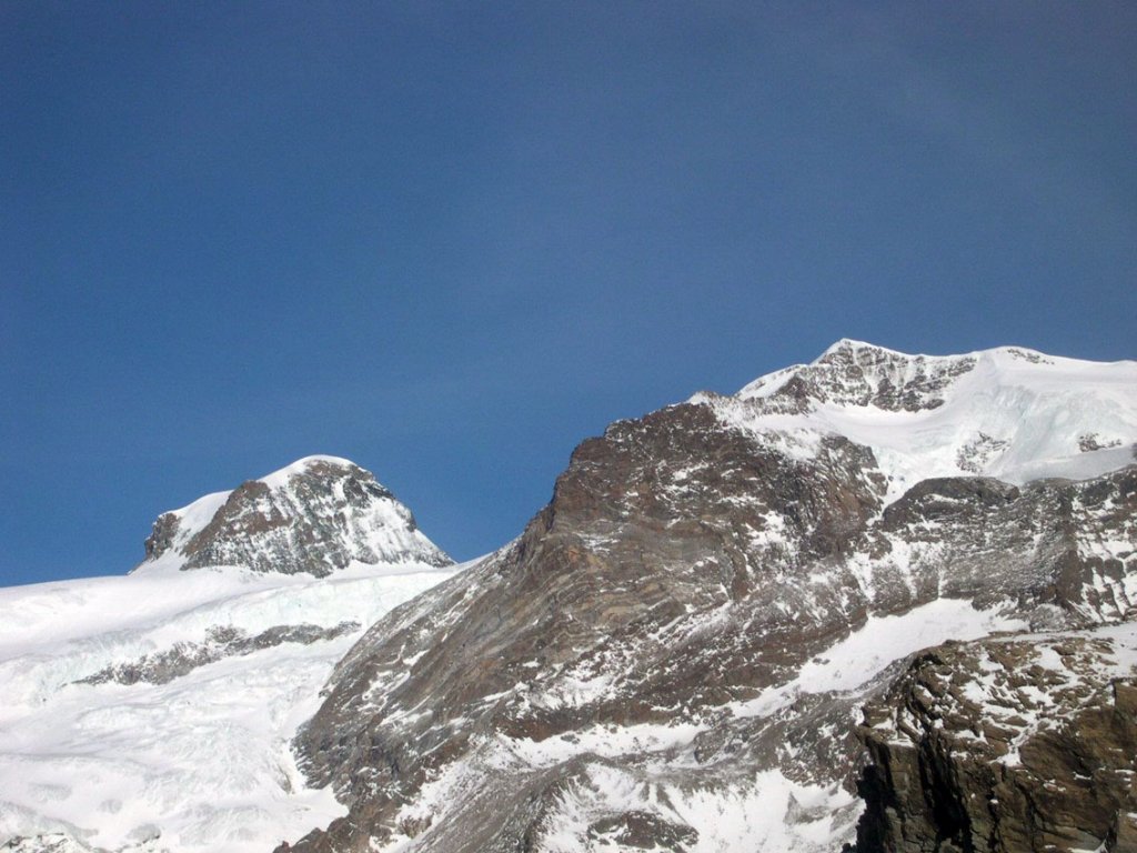 La face sud du Castor et du Polluce