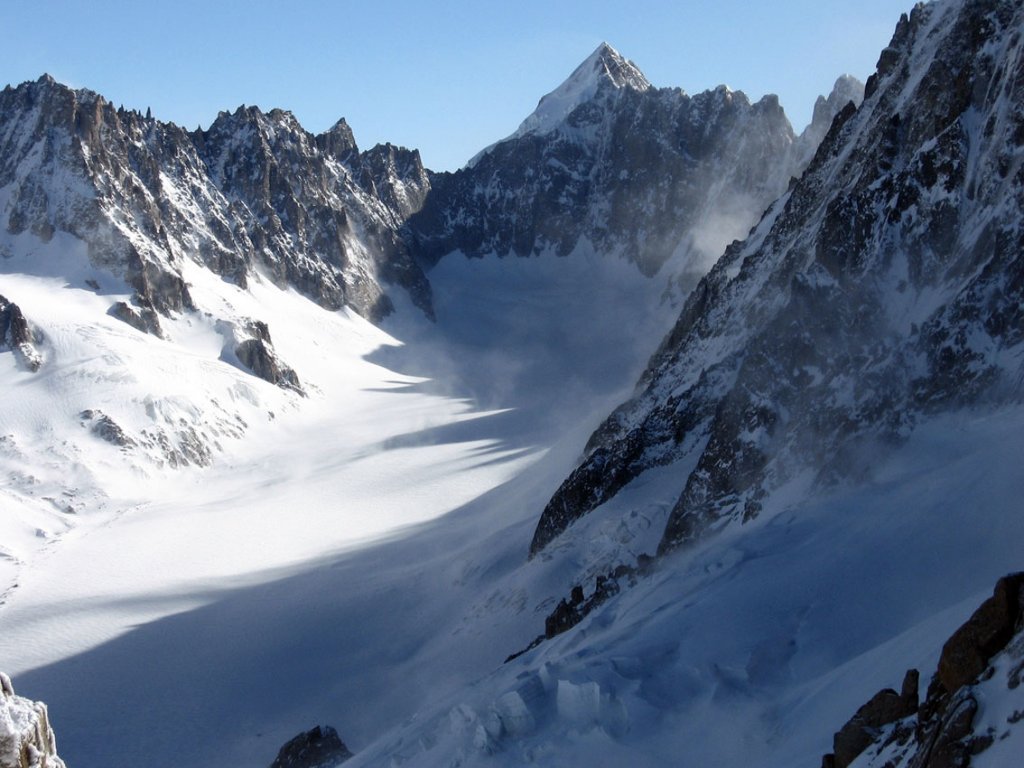 El Mont Dolent desde la cuenca de Argentière