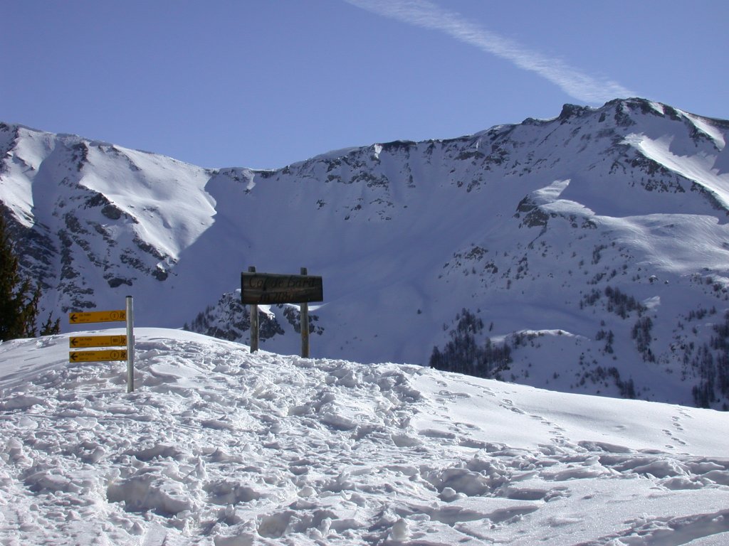 Arrival at Col de Bard