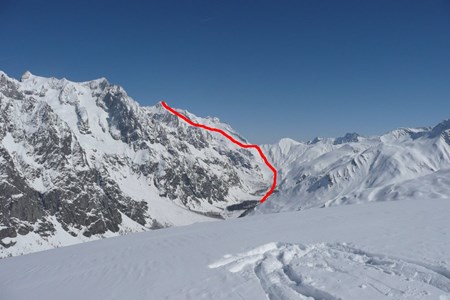 Scialpinismo al Mont Dolent - Courmayeur