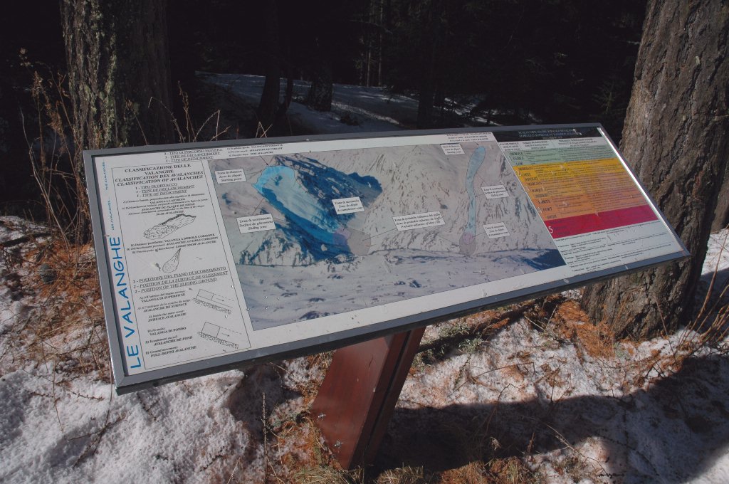 Pannello informativo - La Thuile