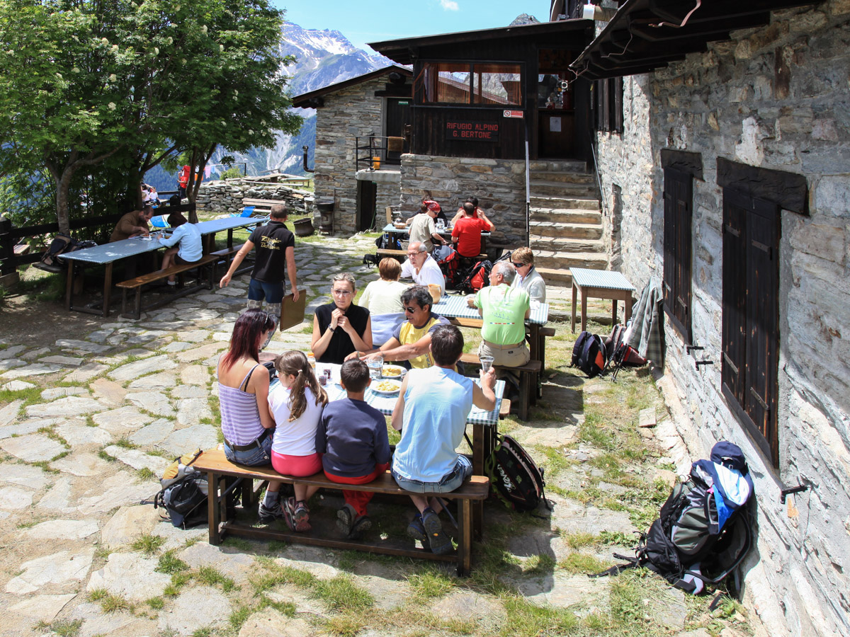 Berghütte rifugio Bertone