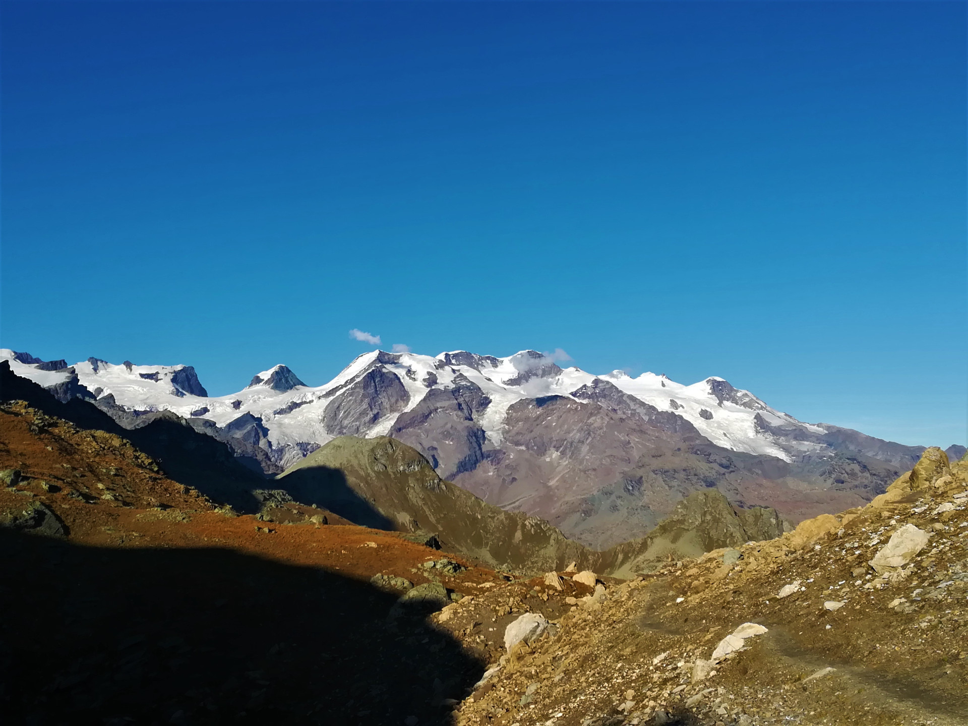 Monte Rosa dal Col di Nannaz