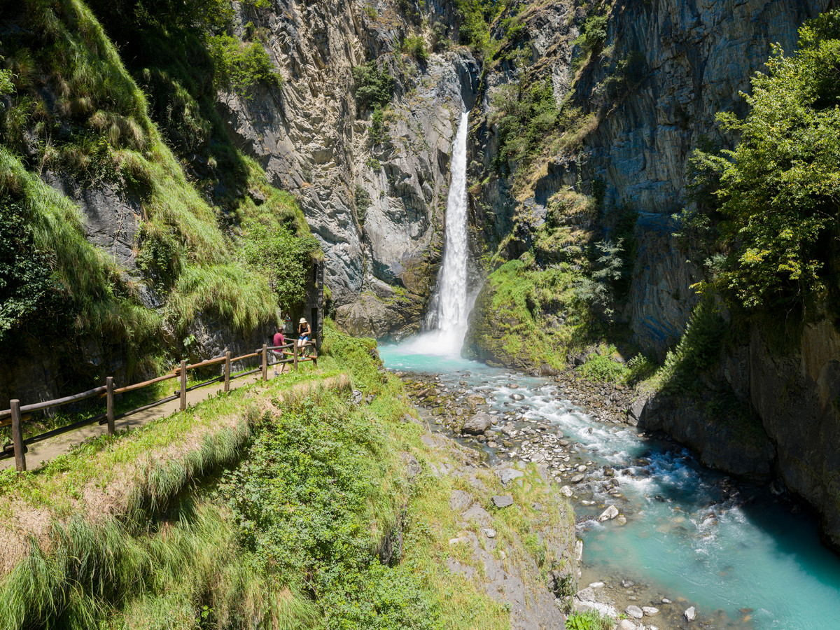 Isollaz Wasserfall