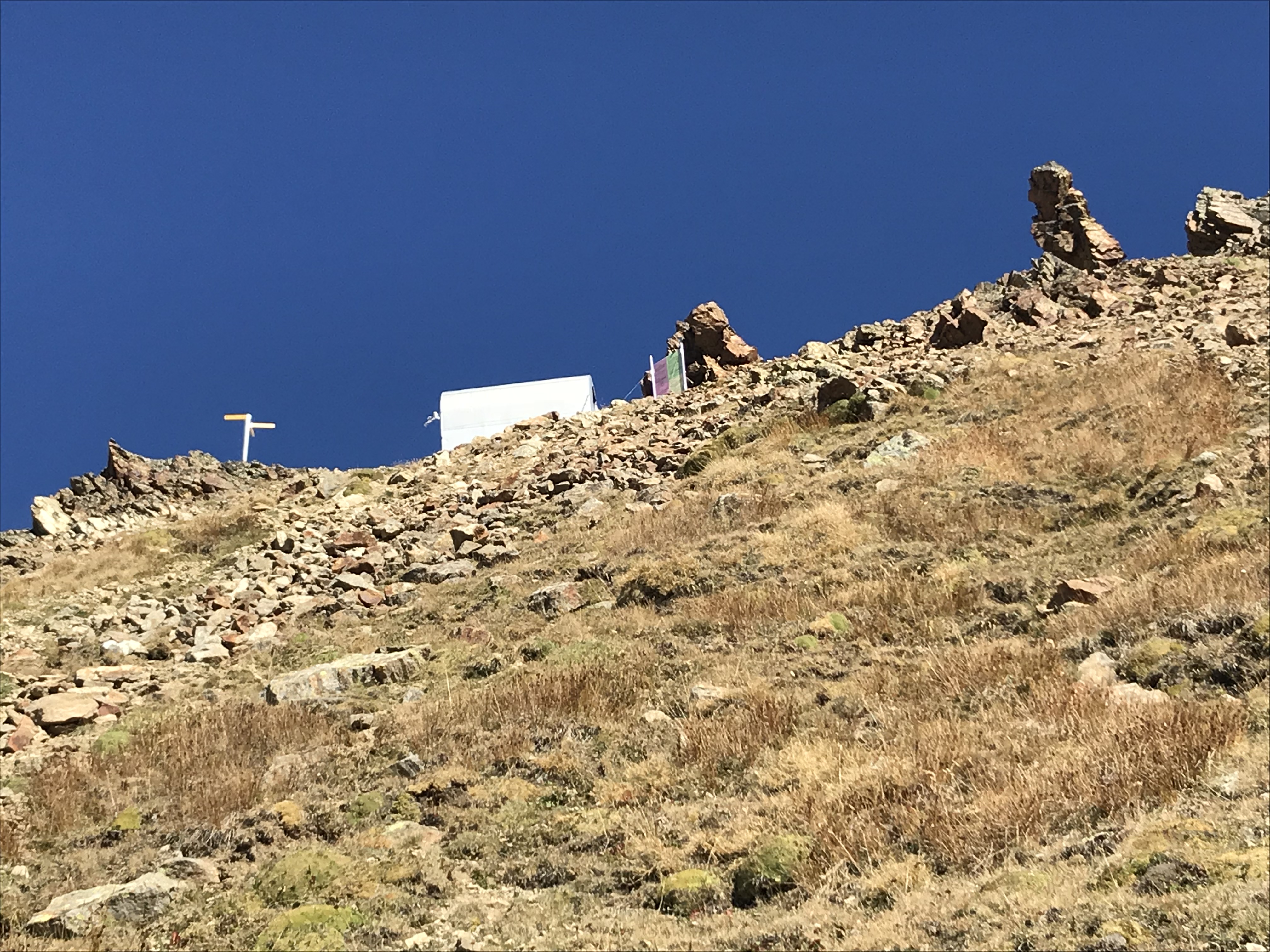 en vue du bivouac