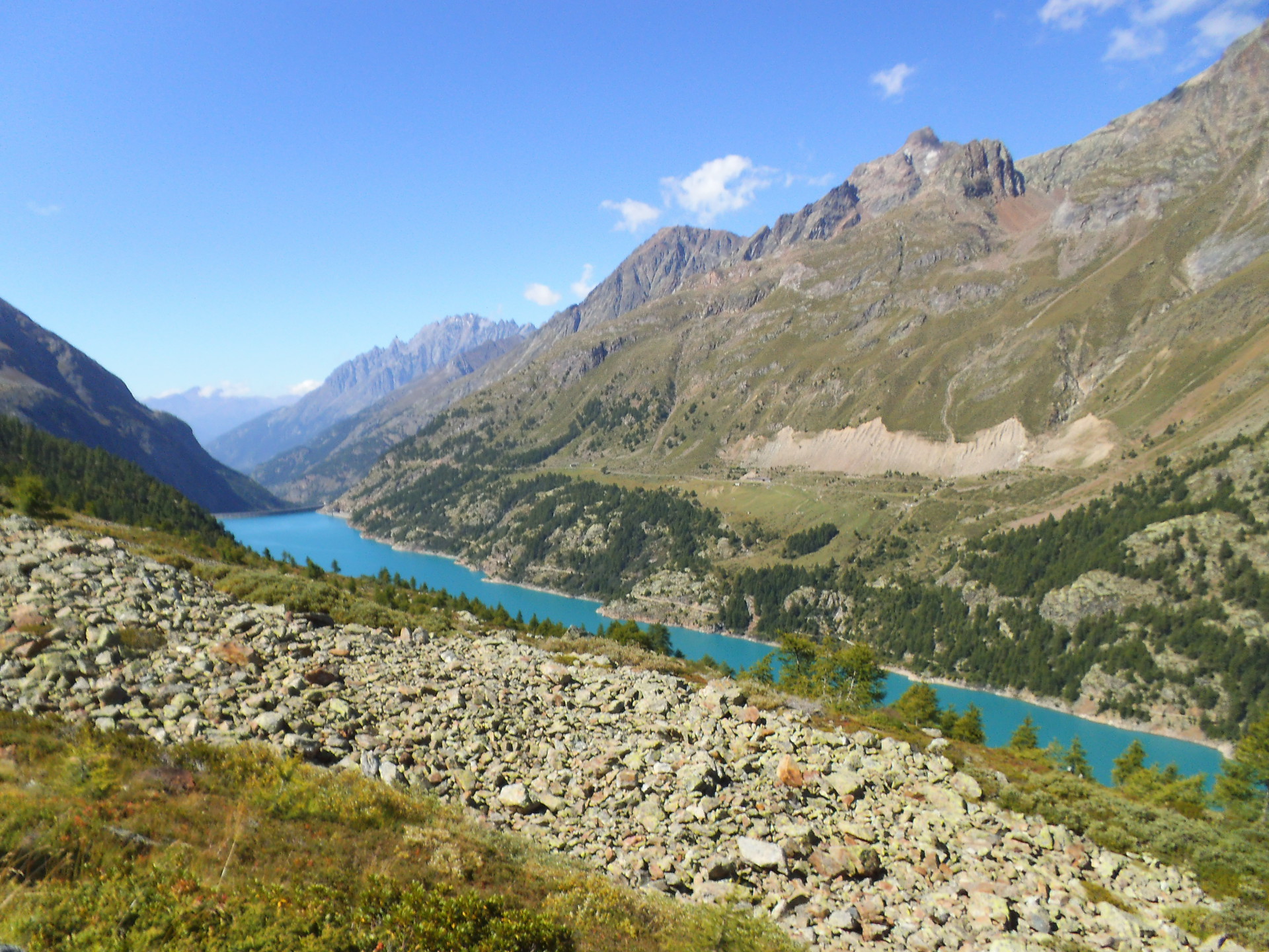 Montée vers le col de Livournéaz