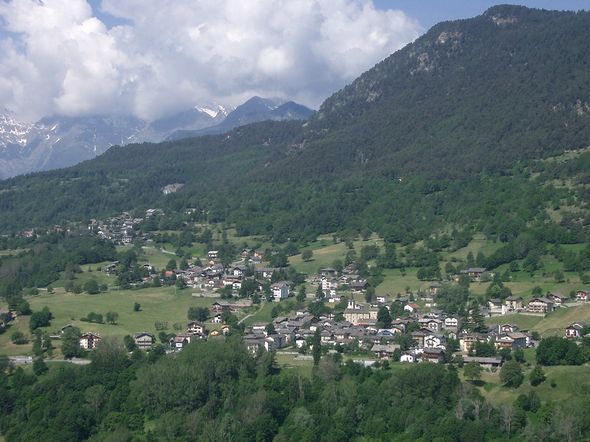 Panorama di Challand-Saint-Anselme