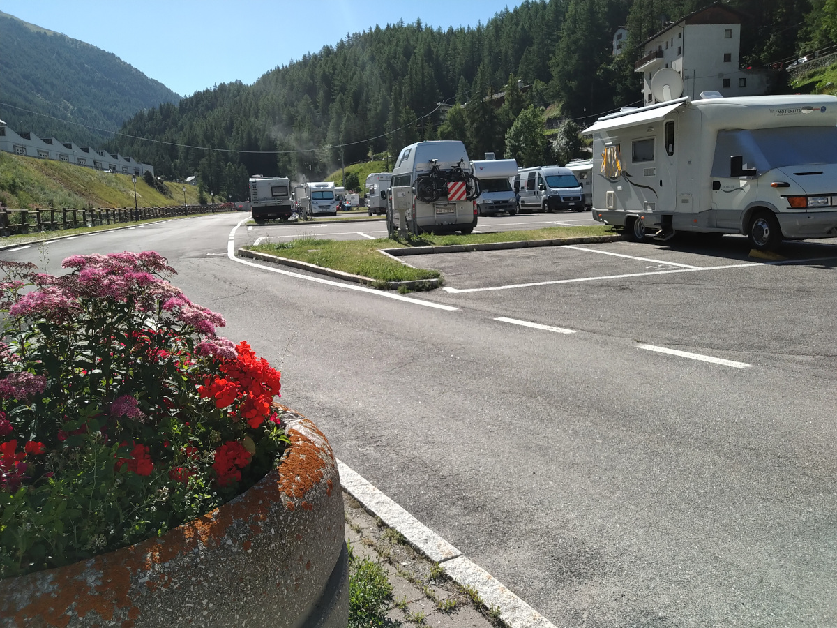 Area sosta camper Revettaz - Cogne