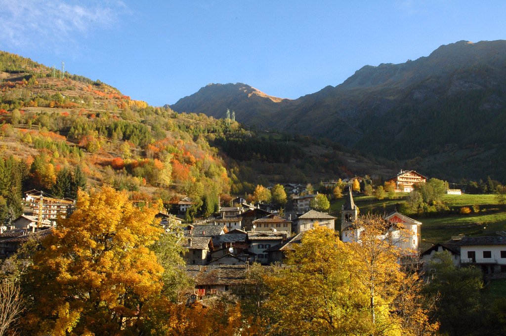 Panorama di Étroubles - Autunno