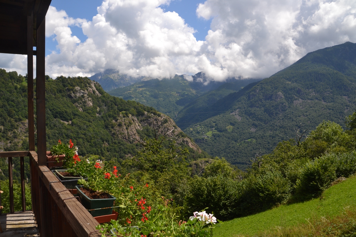 veduta esterna dal balcone