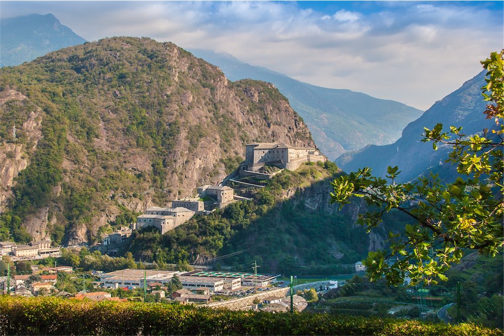 forte di bard veduta dal B&B