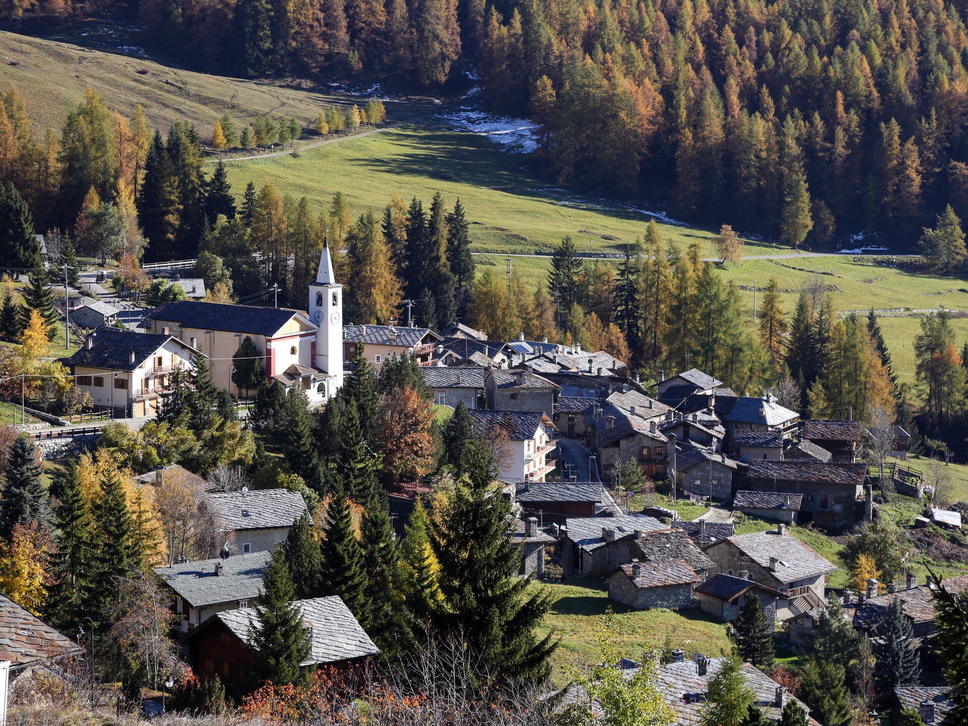 Panorama di La Magdeleine - Autunno