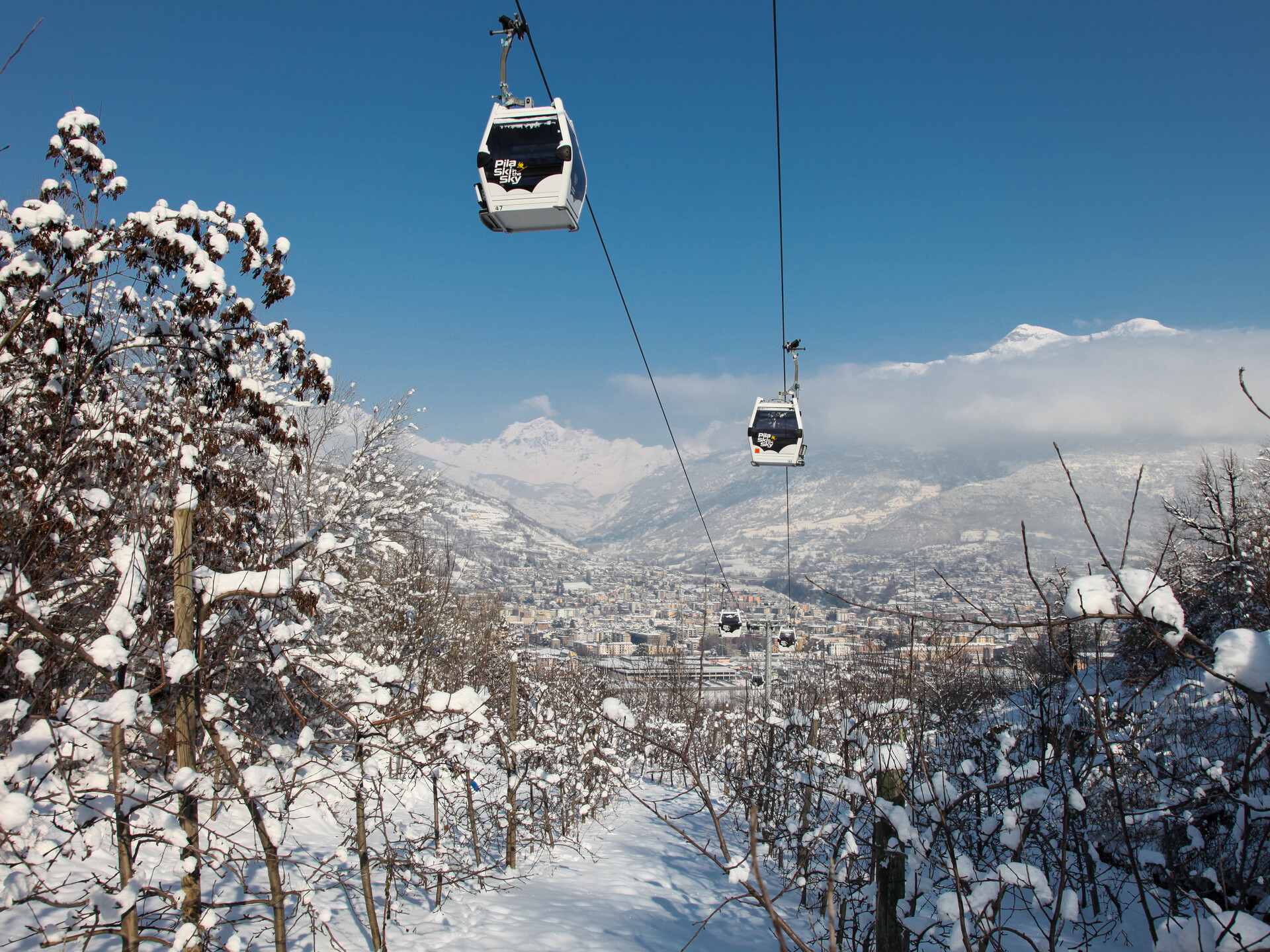 Télécabine Aosta - Pila