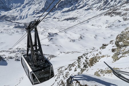 Plateau Rosa cablecar