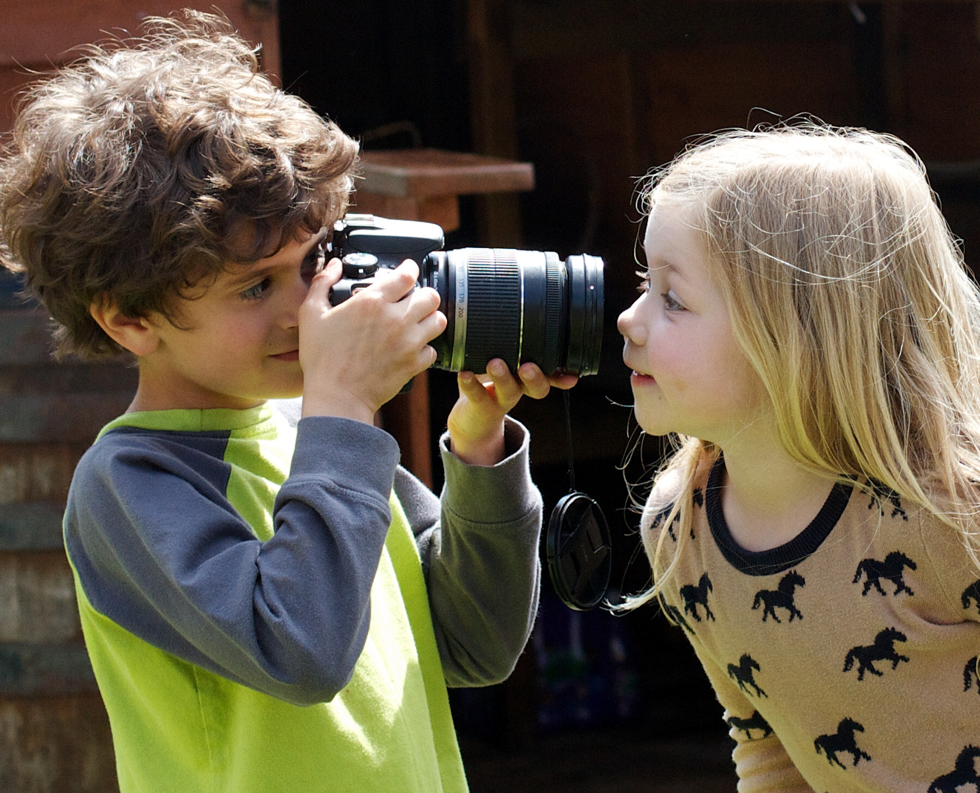 Laboratorio fotografia per bambini