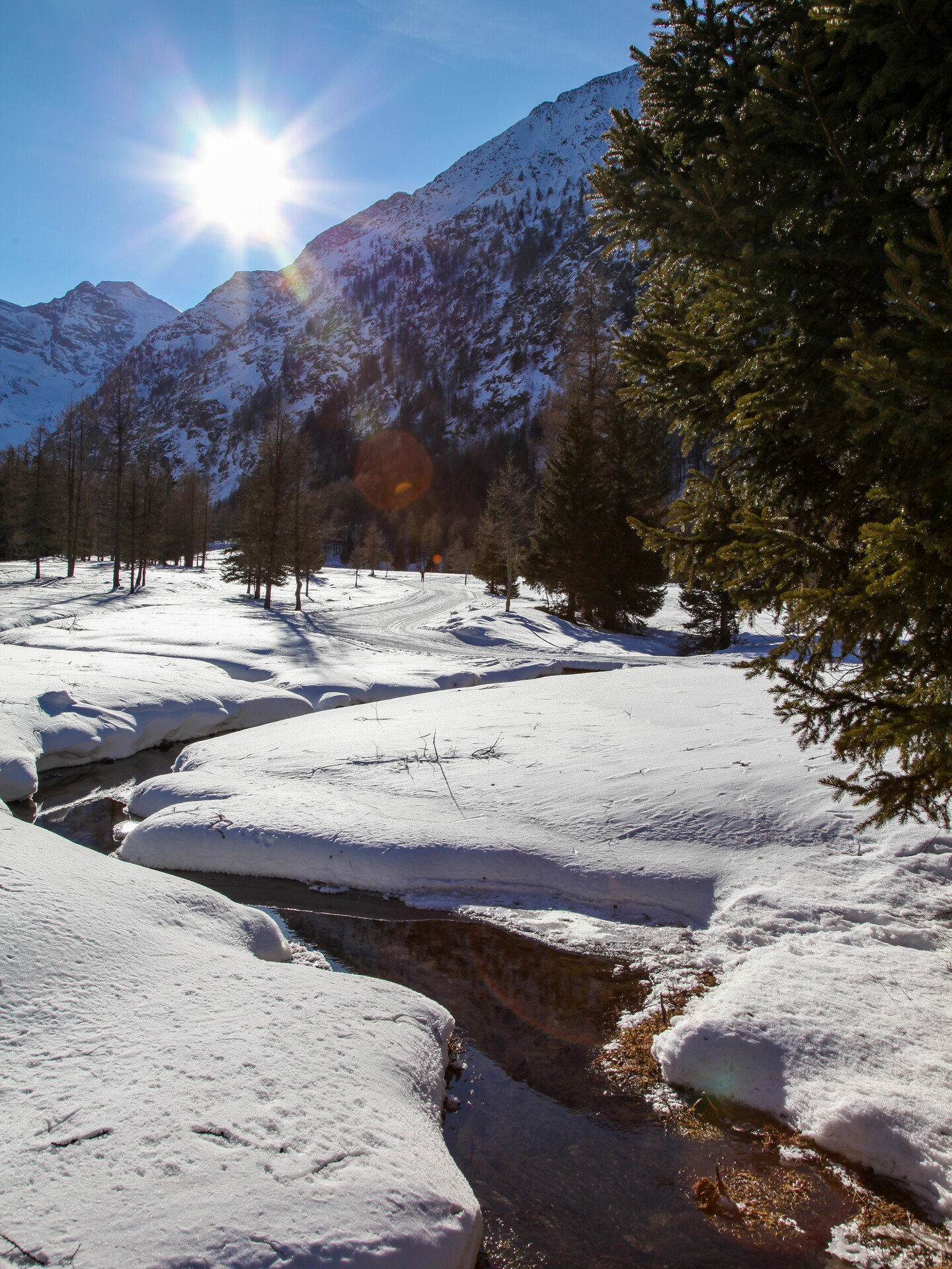 Valnontey in inverno 