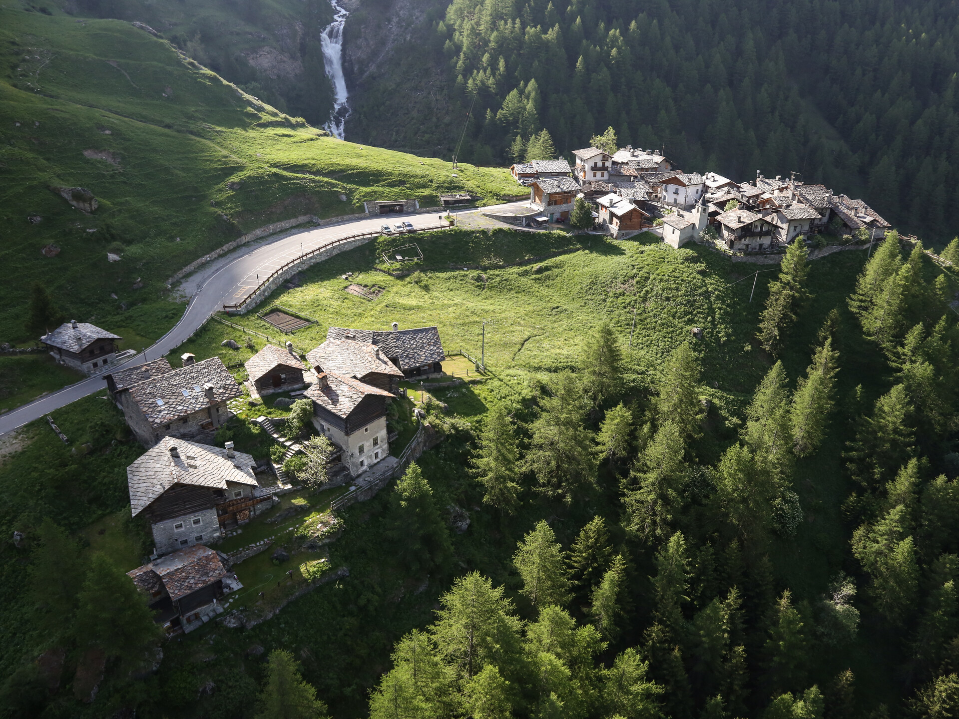 View over Valsavarenche