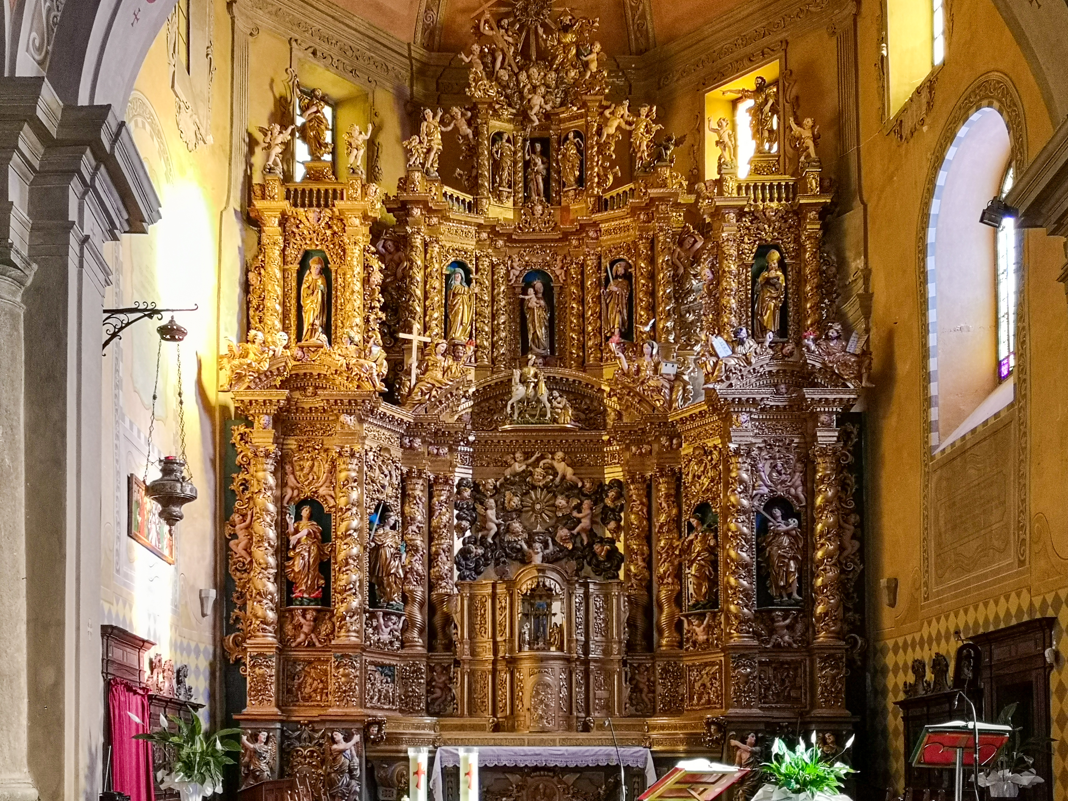 Altare della chiesa di San Martino - Antagnod