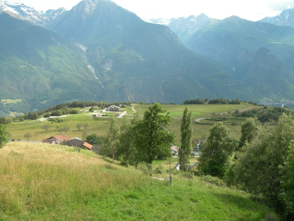 Paesaggio estivo di Verrayes