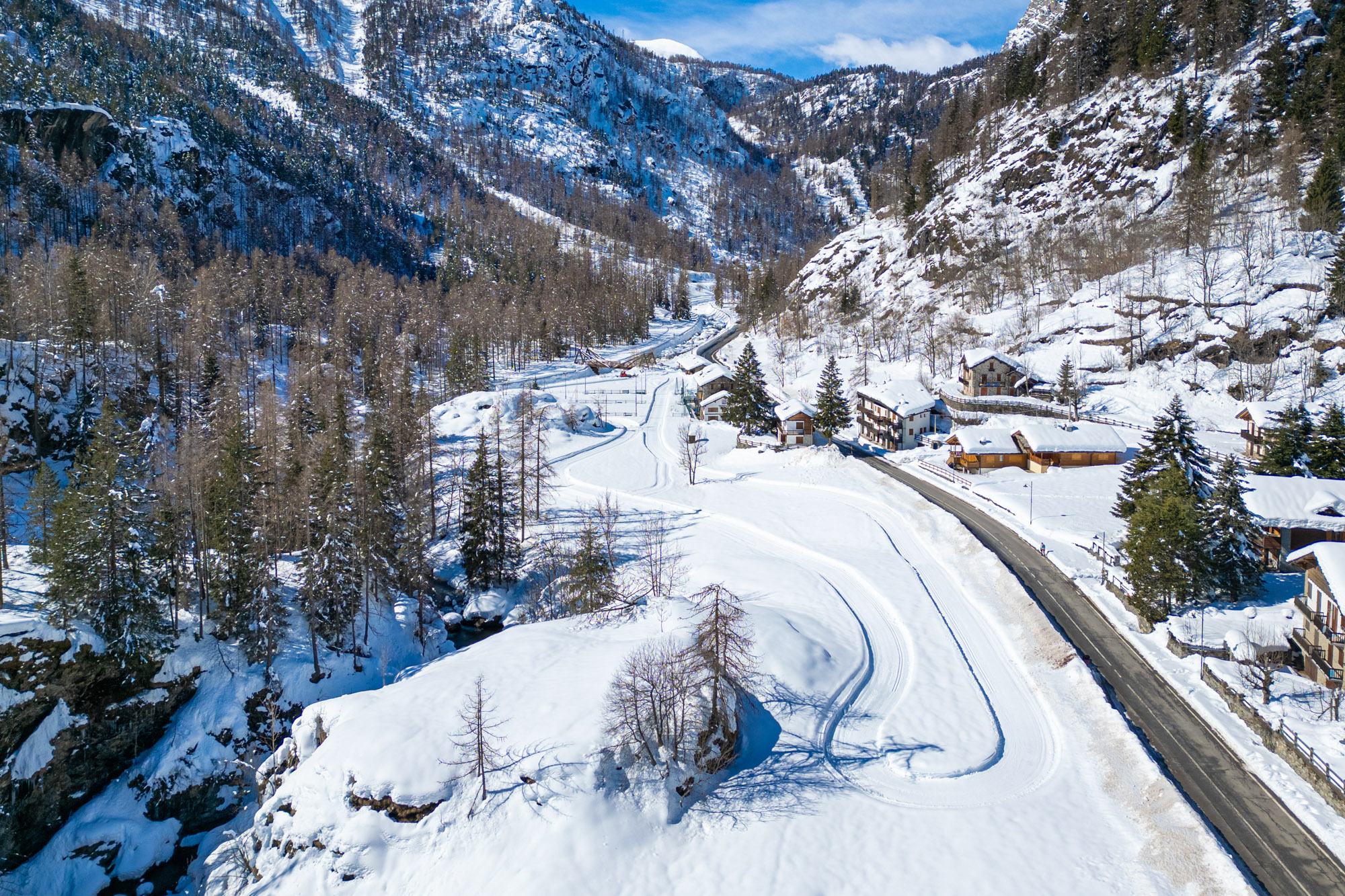 Pistes de fond de Champorchez