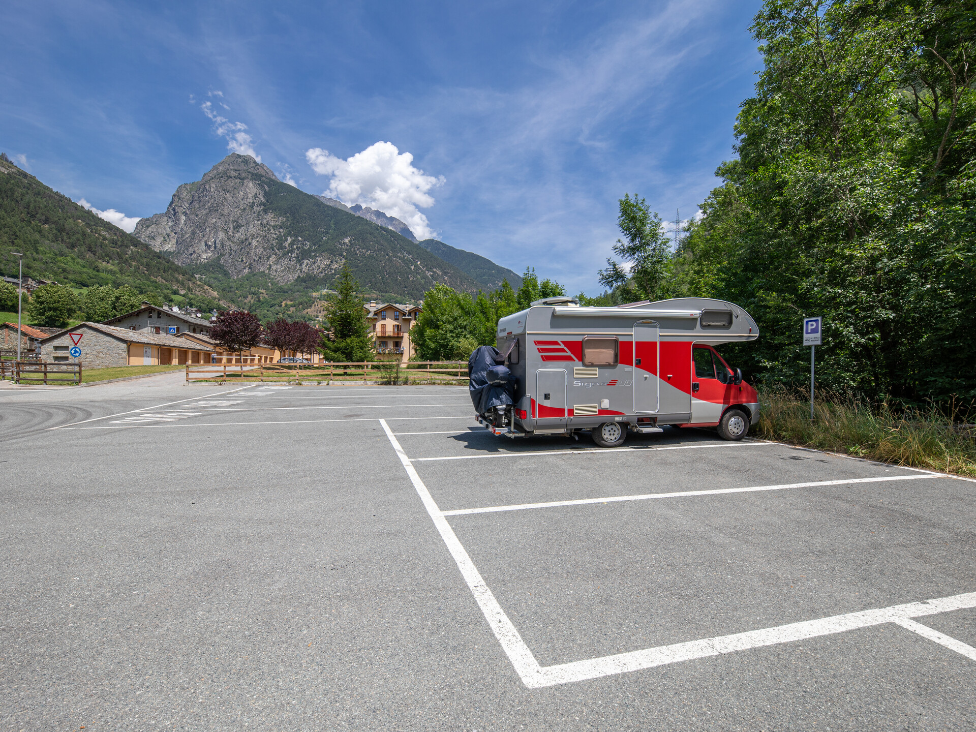 motorhome parking space La Fabrique