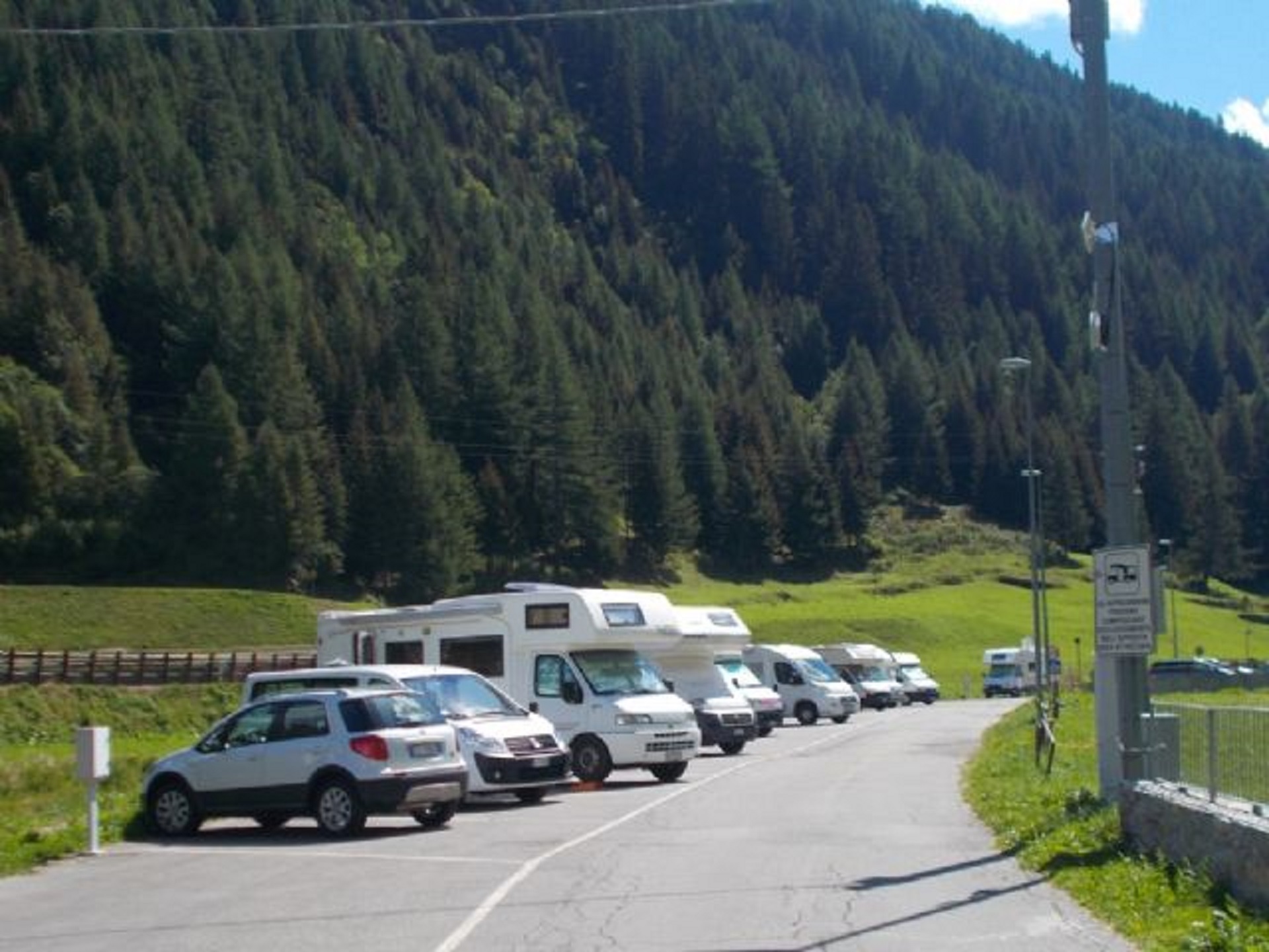 aire camping-cars Mondanges - Valgrisenche