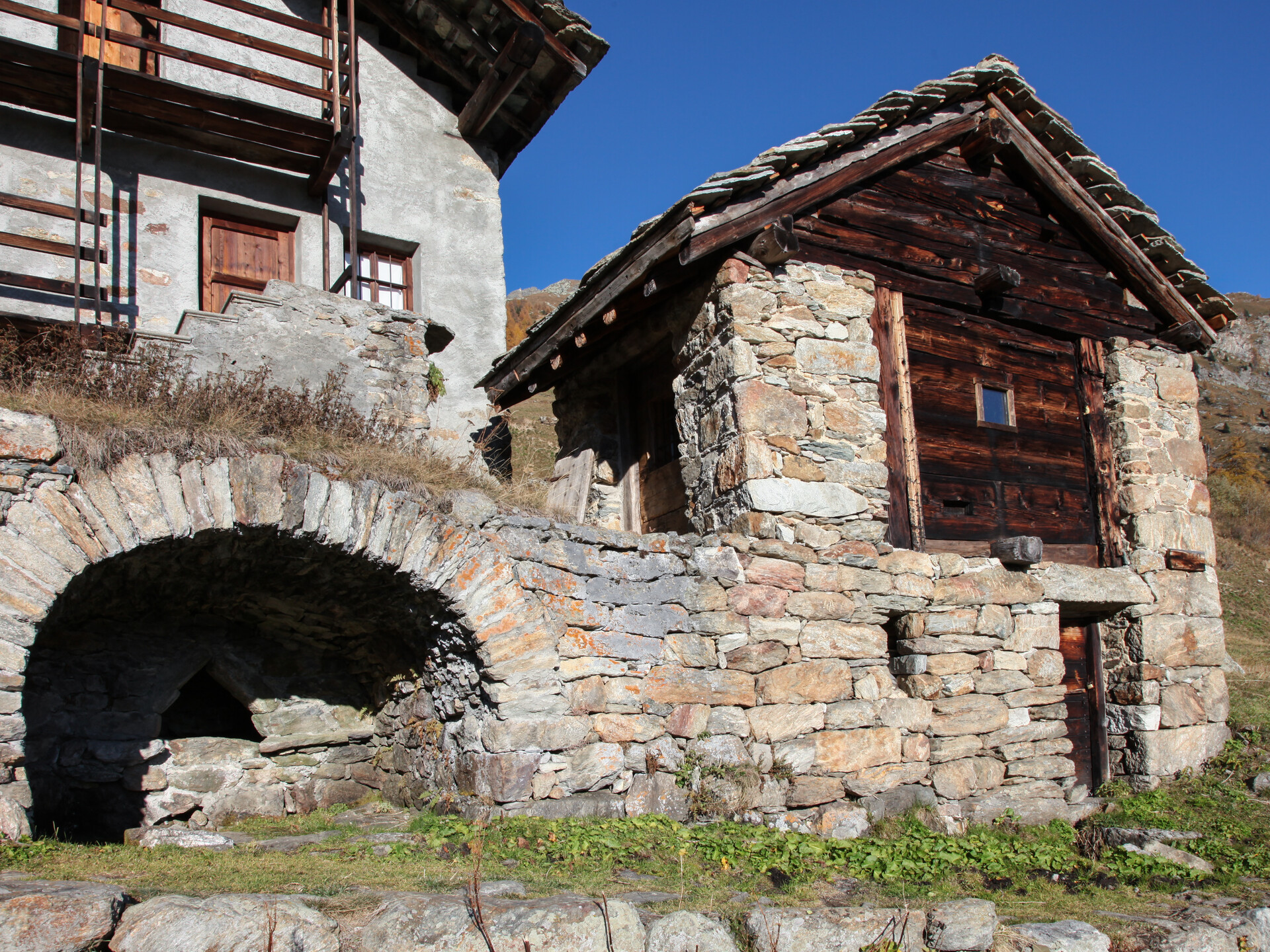 Ancient bread oven in the San Grato valley