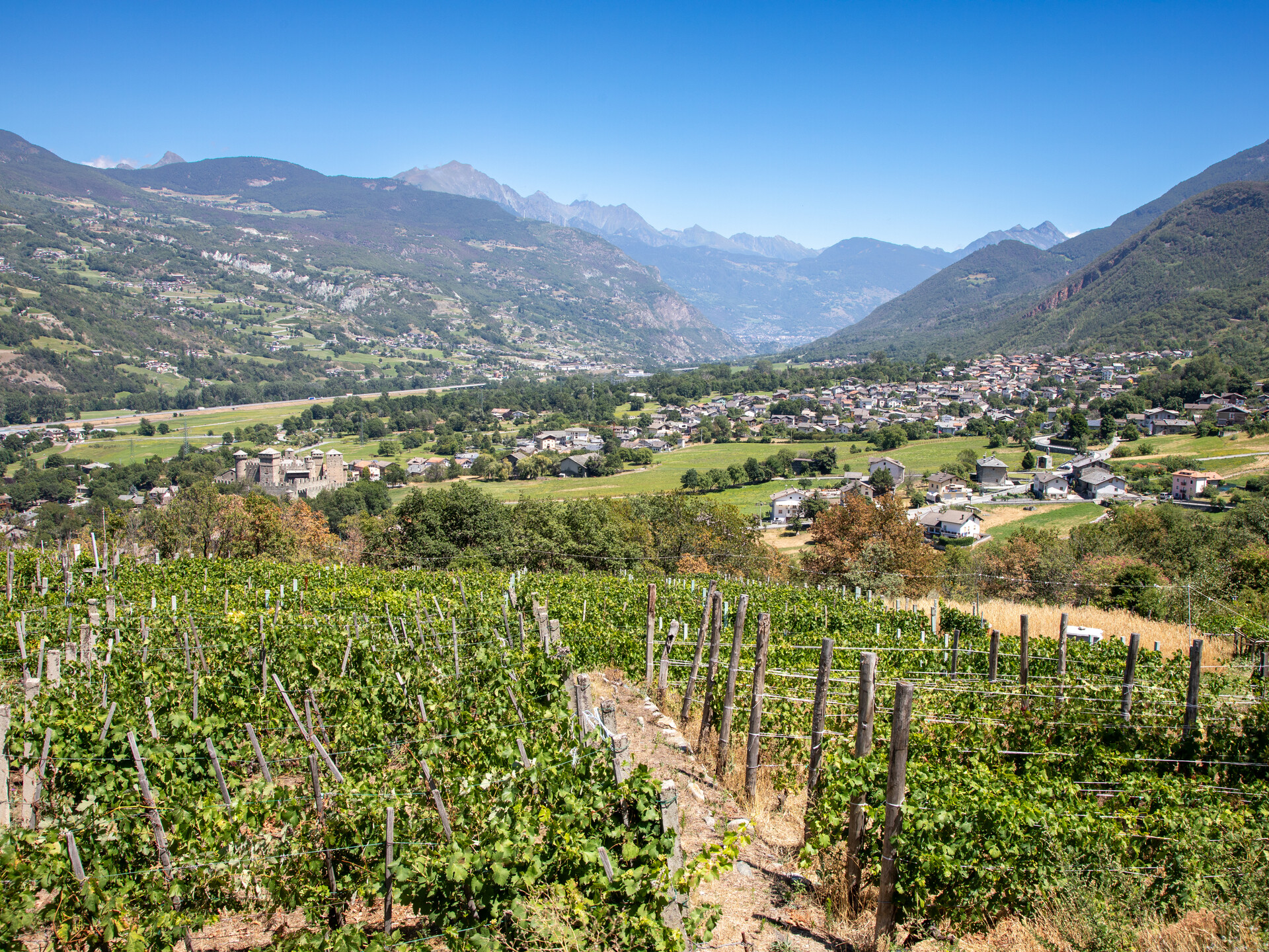 View over Fénis