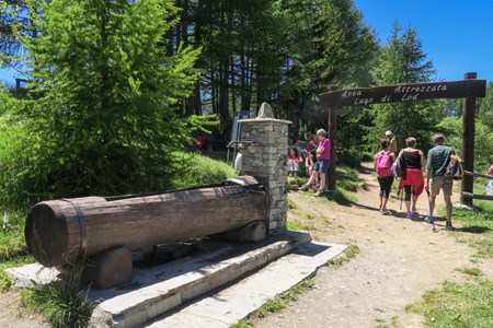 Eingang zum Picknickplatz