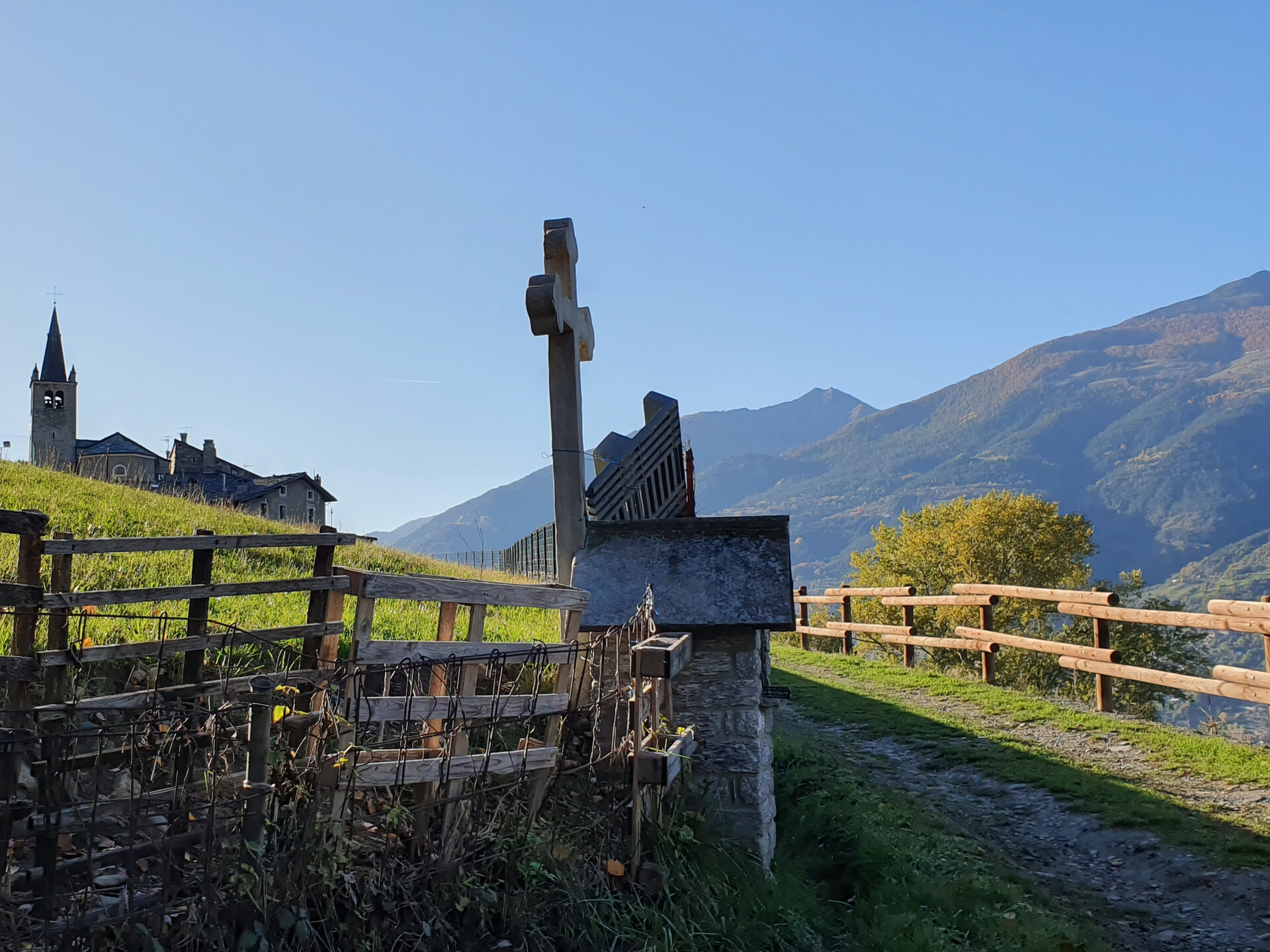 Un tratto del Cammino Balteo