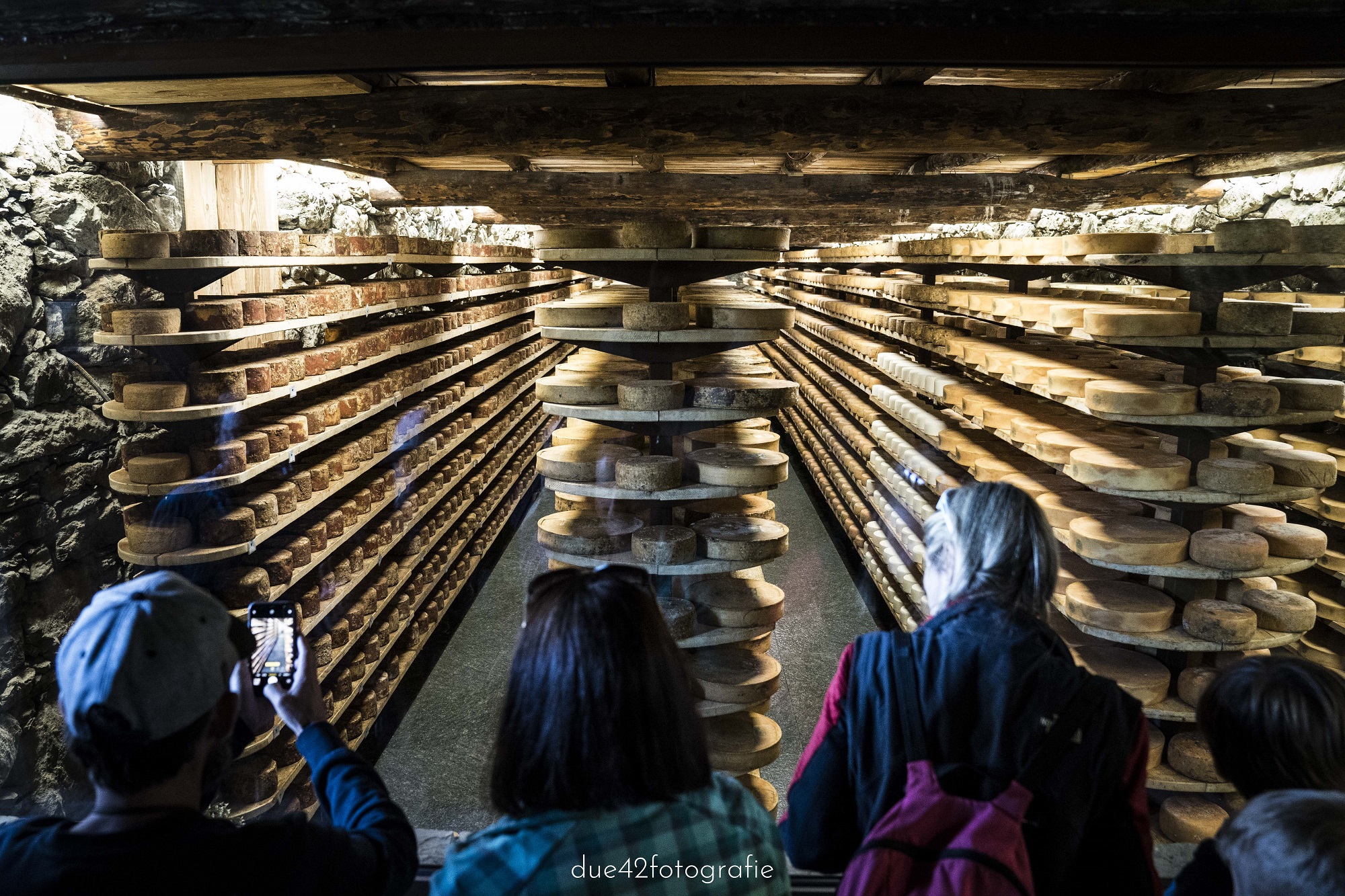 La bodega de maduración del queso