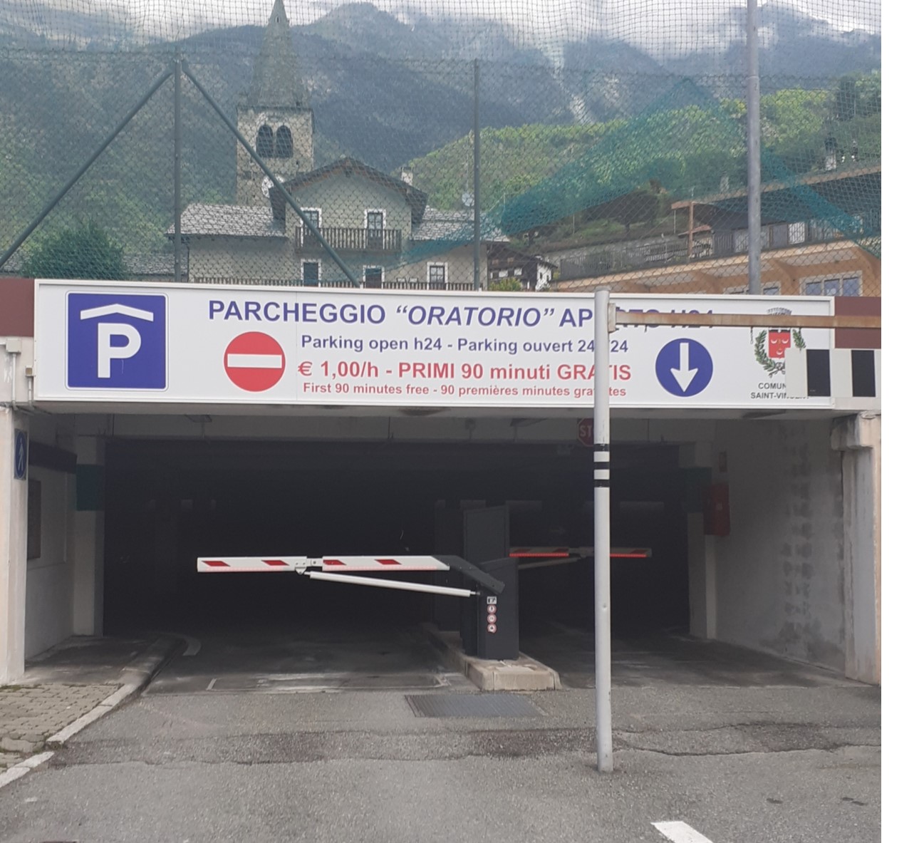 Ingresso Parcheggio