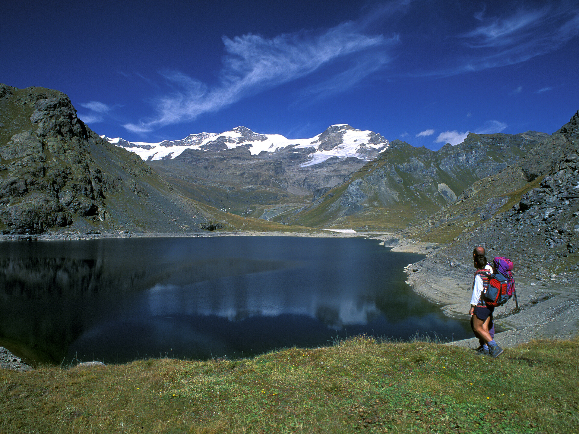 Lago Gabiet e Monte Rosa - Gressoney-La-Trinité