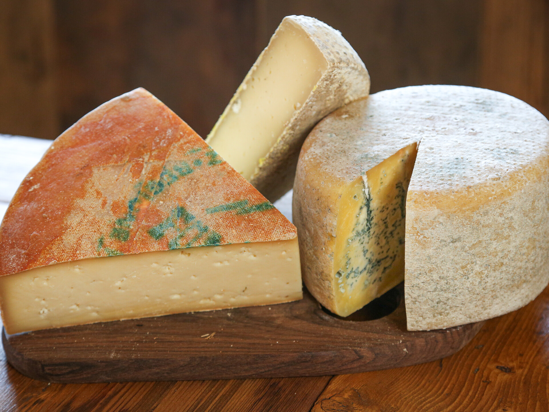 Fontina, toma et Bleu d'Aoste