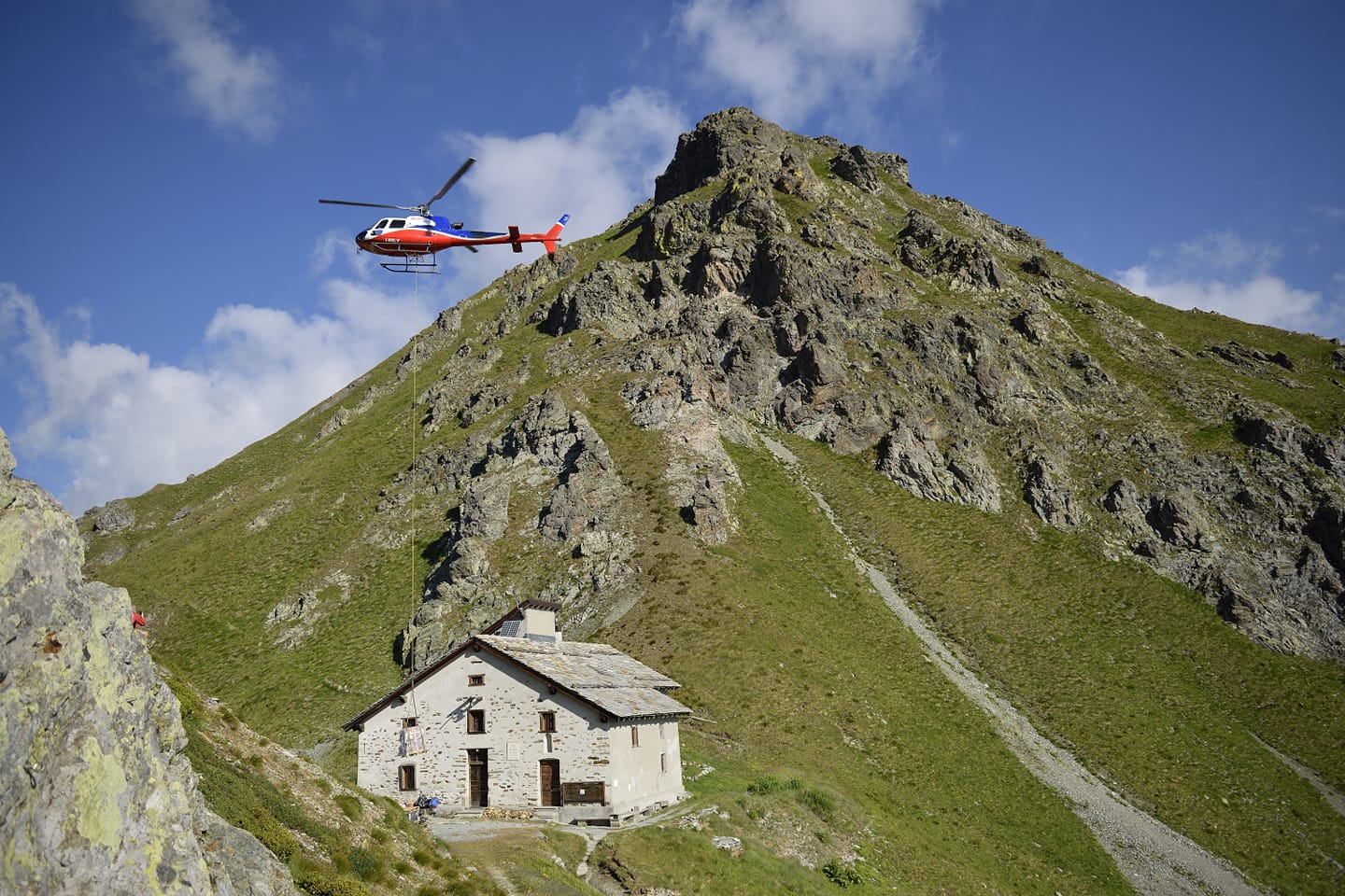 The mountain hut