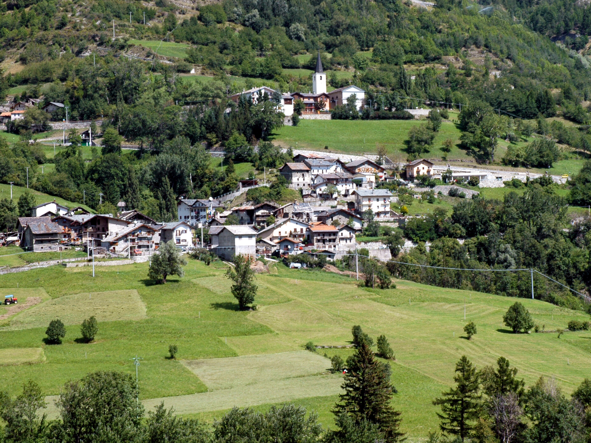 Le village d'Allein - Été