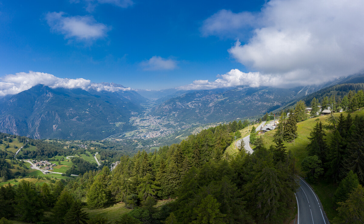 panorama dal Col di joux