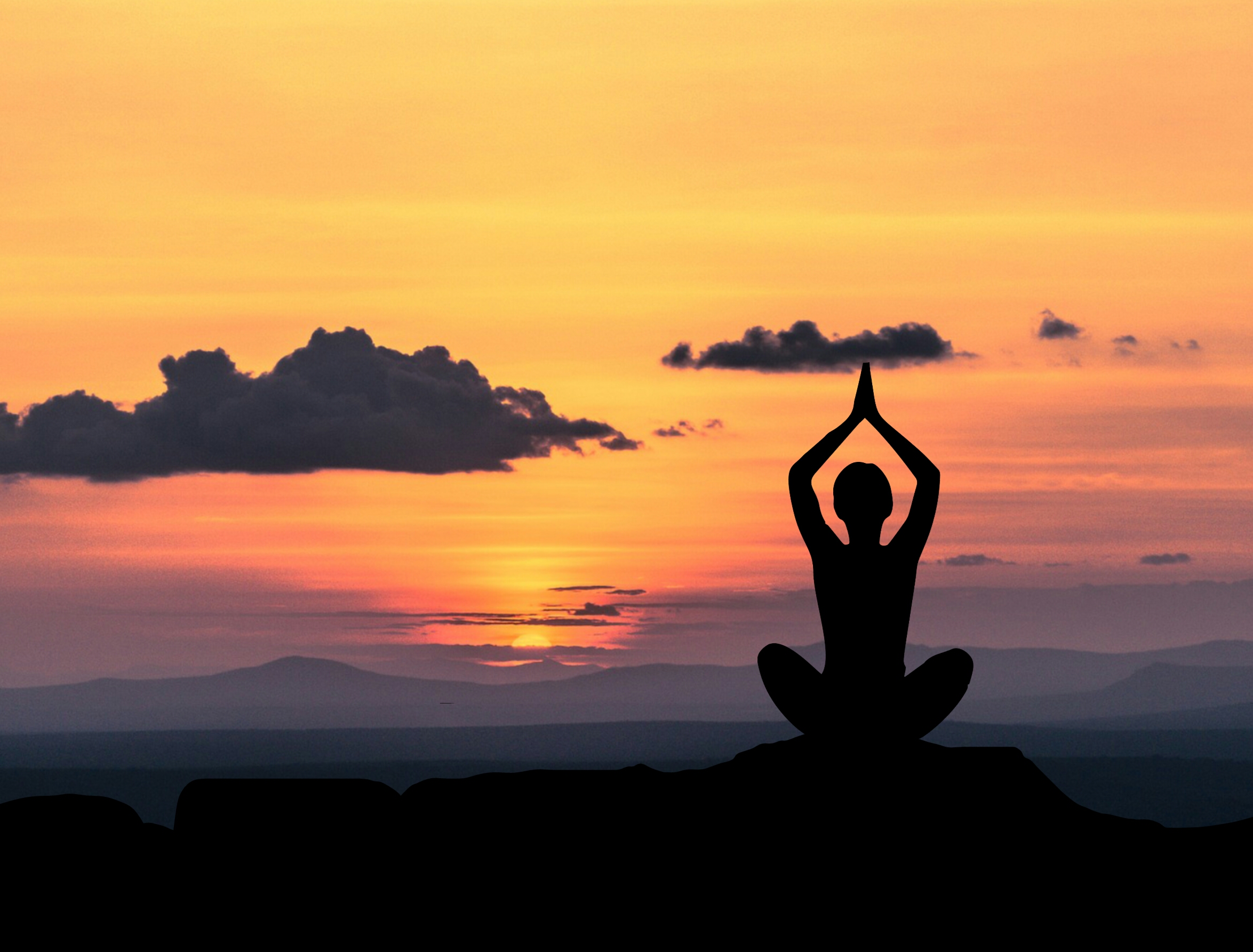 Yoga all'alba